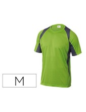 CAMISETA DELTAPLUS POLIESTER M.CORTA SECADO RAPIDO COL.VER.GR. T. M