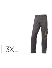 PANTALON TRABAJO DELTAPLUS CINTURA AJUST.5 BOLS.COL.GRISVE.TALLA 3XL