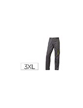 PANTALON TRABAJO DELTAPLUS CINTURA AJUST.5 BOLS.COL.GRISVE.TALLA 3XL 2
