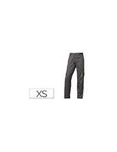 PANTALON TRABAJO DELTAPLUS CINTURA AJUST.5 BOLS.COL.GRISVE.TALLA XS 2