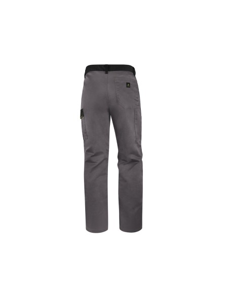 PANTALON TRABAJO DELTAPLUS CINTURA AJUST.5 BOLS.COL.GRISVE.TALLA XS