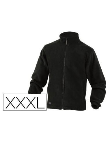 CHAQUETA DELTAPLUS POLAR CREMALLERA 2 BOLS.COL.NG.TALLA 3XL