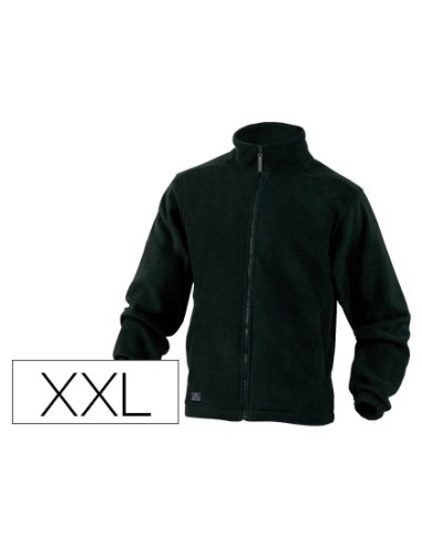 CHAQUETA DELTAPLUS POLAR CREMALLERA 2 BOLS.COL.NG.TALLA XXL