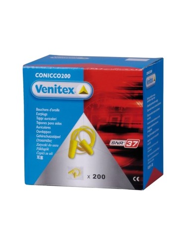 PROTECTOR AUDITIVO DELTA PLUS CONICO CORDON C.200 PARES