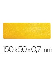 SIMBOLO ADHESIVO PVC LINEA DELIMITACION SUELO AM. 150X50X0,7MM.10UD.