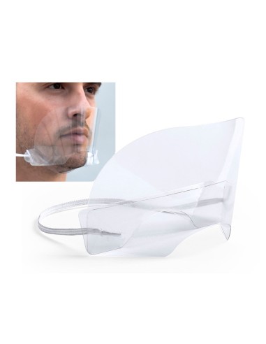 PANTALLA PROTECTORA BUCONASAL LEIBAN PROTECTOR BARBILLA PET 17X8,5 CM