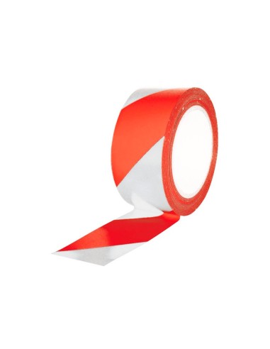 CINTA ADH. Q-CON.DE SEGURIDAD BL.Y RJ. 20MT.X 48MM