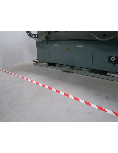 CINTA ADH. Q-CON.DE SEGURIDAD BL.Y RJ. 20MT.X 48MM