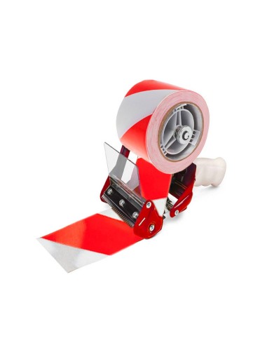 CINTA ADH. Q-CON.DE SEGURIDAD BL.Y RJ. 20MT.X 48MM