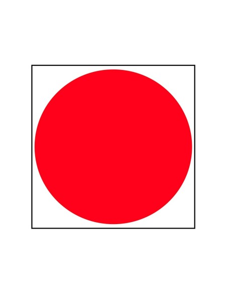 ETIQUETA ADH. APLI 11909 Ø114 VINILO RJ. CRISTALES