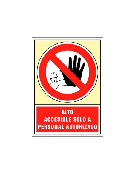 PICTO SEÑAL ACCESIBLE SOLO PERSONAL AUTO.PVC 245X345 MM PICTO SEÑAL ACCESIBLE SOLO PERSONAL AUTO.PVC 245X345 MM