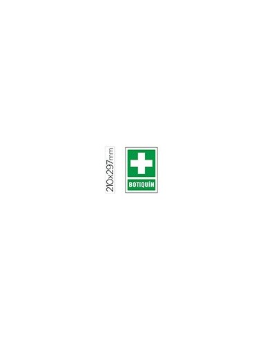 PICTOGRAMA SYSSA SEÑAL DE BOTIQUIN EN PVC 210X297 MM PICTOGRAMA SYSSA SEÑAL DE BOTIQUIN EN PVC 210X297 MM
