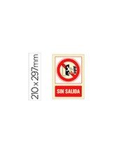 PICTOGRAMA SYSSA SEÑAL  SALIDA PVC FOTOLUMINISCENTE 210X297 MM 2