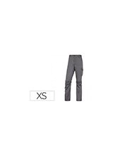 PANTALON TRABAJO DELTAPLUS CINTURA ELASTICA 5 BOL. GRIS/NG.TALLA XS 2