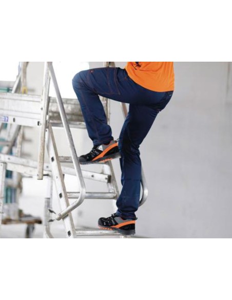 PANTALON TRABAJO DELTAPLUS CINTURA ELASTICA 5 BOL. AZ.MAR./NJ. T.XXXL