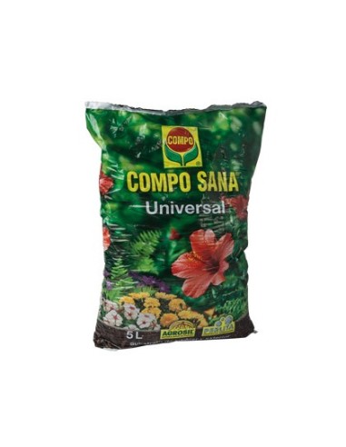 TIERRA COMPO PARA PLANTAS DE INTERIOR Y EXTERIOR 5 LITROS