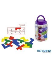 JUEGO DIDACTICO MINILAND PENTOMINOS COL.