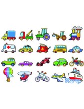 JUEGO ANDREUTOYS VEHICULOS MAGNETICO 8 CM  20 UD.SURTI 20,6X19X4,5 CM