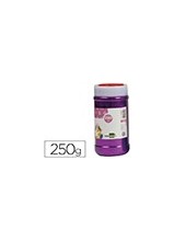 PURPURINA LIDERPAPEL FANTASIA COLOR VIOLETA METALIZADO BOTE DE 250 GR 2