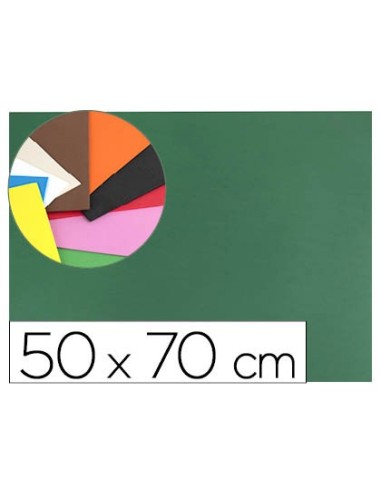 GOMA EVA LIDERPAPEL 50X70CM 60G/M2 ESPESOR 1.5MM VERDE OSCURO