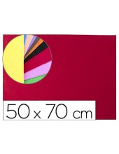 GOMA EVA LIDERPAPEL 50X70CM 60G/M2 ESPESOR 2MM TEXTURA TOALLA ROJO