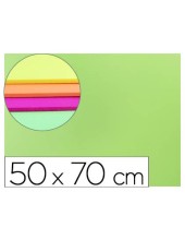 GOMA EVA LIDERPAPEL 50X70CM 60G/M2 ESPESOR 2MM FLUOR VERDE