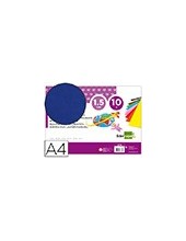 GOMA EVA LIDERPAPEL A4 60G/M2 ESPESOR 1,5MM AZ.PAQUETE 10 HOJAS GE75 2