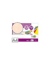 GOMA EVA LIDERPAPEL A4 60G/M2 ESPESOR 1,5MM CARNE PAQ.10H.GE77 2