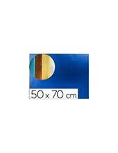 GOMA EVA LIDERPAPEL 50X70 CM ESPESOR 2 MM METALIZADA AZUL 2
