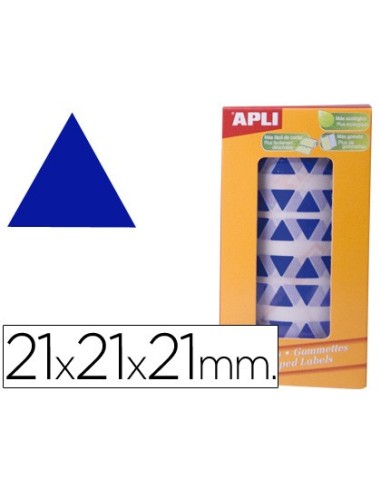 GOMETS APLI ROLLO 59H TRIANGULO 20 MM AZUL 2.832 UDS. (04868)