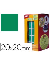 GOMETS APLI ROLLO 59H CUADRADO 20 MM VERDE 1.770 UDS. (04878)