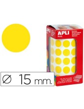 GOMETS APLI ROLLO 59H CIRCULO Ø 15 MM AMARILLO 2.832 UDS. (04855)