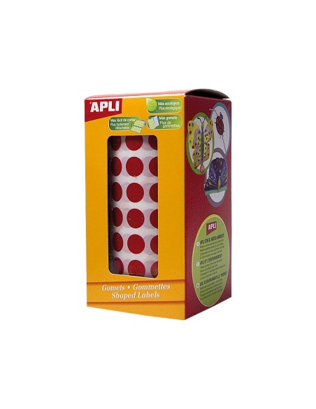 GOMETS APLI ROLLO 59H CIRCULO Ø 10,5 MM ROJO 5.192 UDS. (04853)