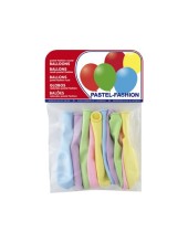 GLOBOS PASTEL CLARO BOLSA 10 UD.SURTIDAS