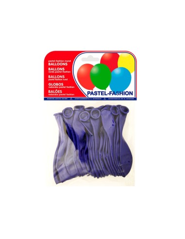 GLOBO 100% LATEX BIODEGRADABLE AZ.MAR. 20 UD.