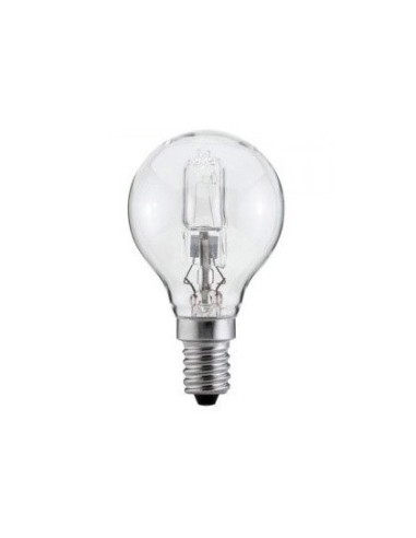 BOMBILLA SUNMATIC ECO HALOGENA MINI GLOBO E14 42W 630 LUMENES 2000H.