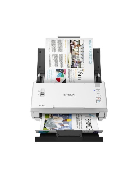 ESCANER EPSON DS-410 DOC. WORKFORCE A4 600X600 DPI VEL. 26PPM USB 2.0