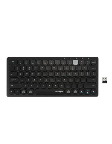 TECLADO COMPACT INALAMBRICO DUAL USB 3.0 NG.288X125X21MM