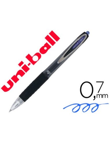 BOLIGRAFO UNI-BALL ROLLER UMN-207 RETRACTIL 0,7 MM COLOR AZUL