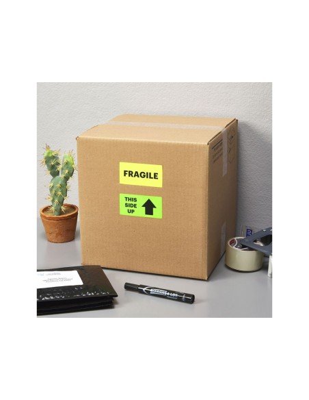 ETIQUETA ADH. TICO AM. FLUOR PERMANENTE 200X142MM 140UD.