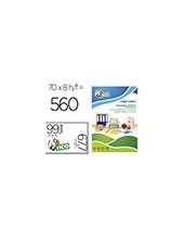 ETIQUETA ADH. TICO VE. FLUOR PERMANENTE 99,1X67,7MM CAJA 560 UD. 2