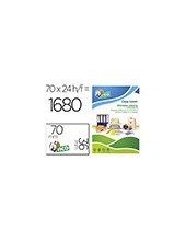 ETIQUETA ADH. TICO  PERMANENTE LASER/INKJET/FOTOCOPIA 70X36 AM. FLUOR 2