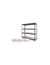 ESTANTERIA MET.AR STOCKER 200X200X70 CM 4 EST.450 KG SIN TORNILLOS 2