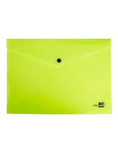 CARPETA DOSSIER BROCHE PP. A4 AM. FLUOR OPACO 50H.