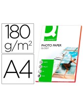 PAPEL Q-CON.FOTO GLOSSY DIN A4 ALTA CALIDAD DIGITAL PHOTO PARA INK BO