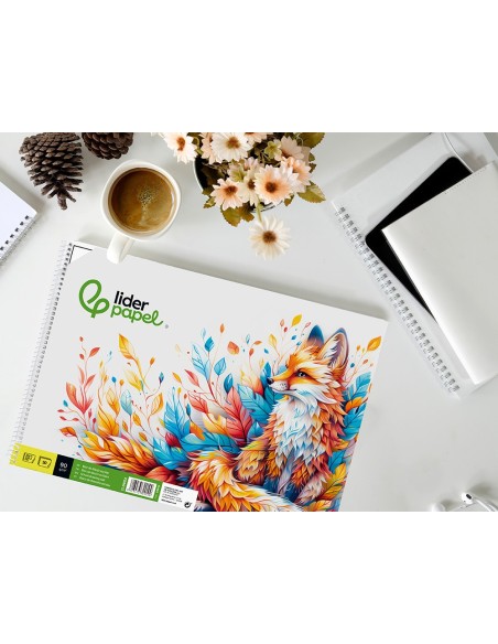 CUADERNO ESP. LIDERPAPEL DIBUJO FL. 20H 90GR. C/REC.