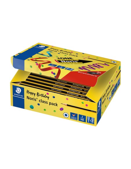 LAPICES DE GRAFITO STAEDTLER NORIS N 2 HB CLASS PACK DE 144 UNIDADES