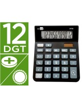 CALCULADORA  XF26 12D.SOLAR PILAS 127X105X24MM NG.