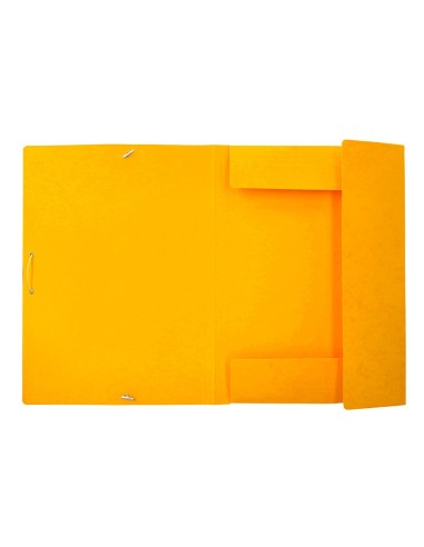CARPETA GOMAS LIDERPAPEL FL SIMIL-PRESPAN 3 SOLAPAS AM.