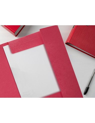 CARPETA GOMAS LIDERPAPEL A3 CARTON PRESPAN 3 SOLAPAS RJ.